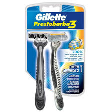 MAQUINA PRESTOBARBA 3 HOMBRE 2 U GILLETTE